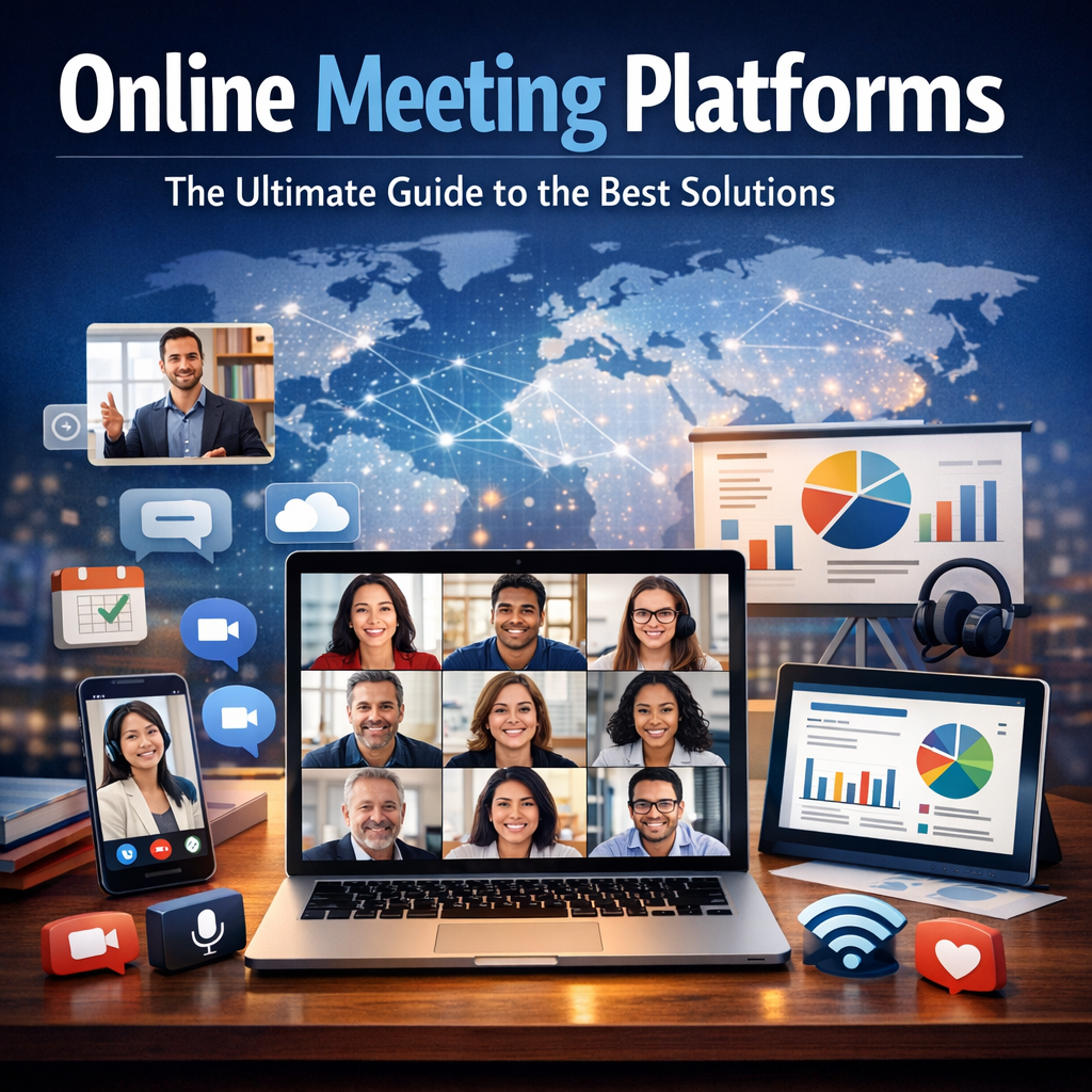 Illustration of Online Meeting Platforms: The Ultimate Guide to the Best Solutions