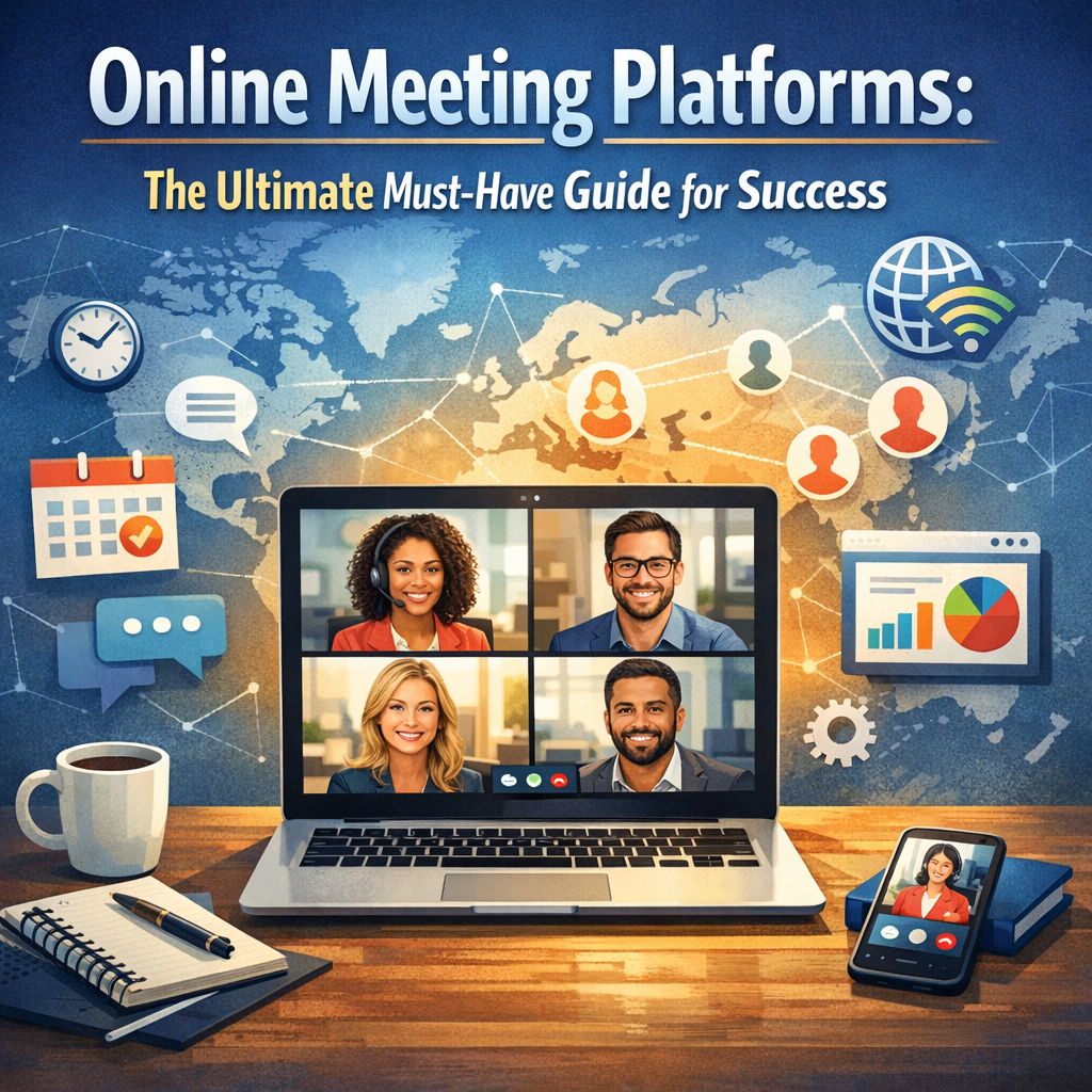 Illustration of Online Meeting Platforms: The Ultimate Must-Have Guide for Success