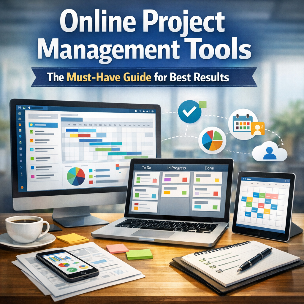 Illustration of Online Project Management Tools: The Must-Have Guide for Best Results