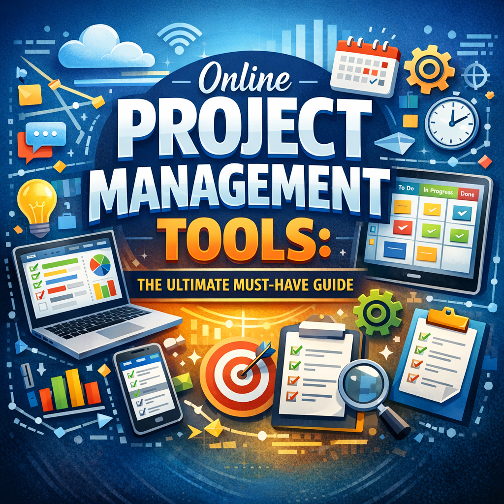 Illustration of Online Project Management Tools: The Ultimate Must-Have Guide