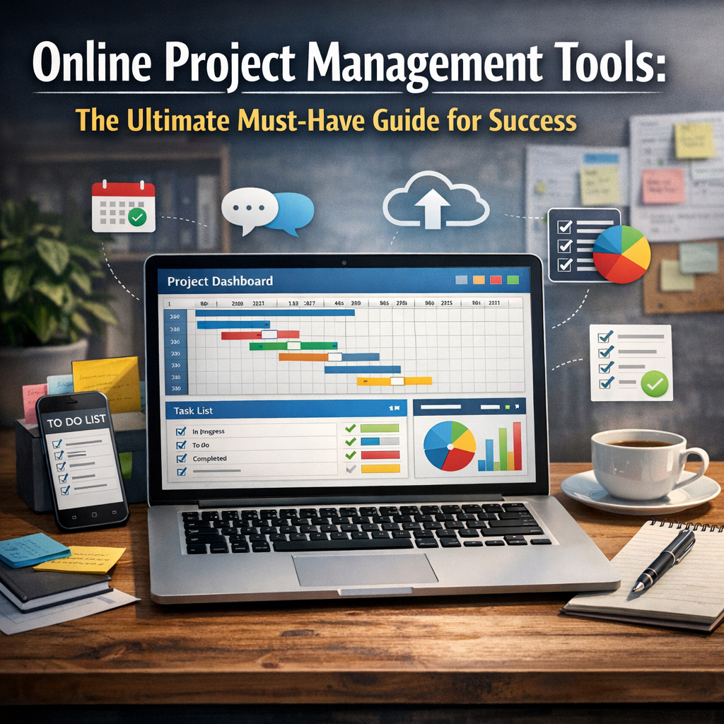 Illustration of Online Project Management Tools: The Ultimate Must-Have Guide for Success