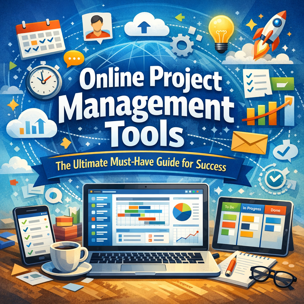 Illustration of Online Project Management Tools: The Ultimate Must-Have Guide for Success