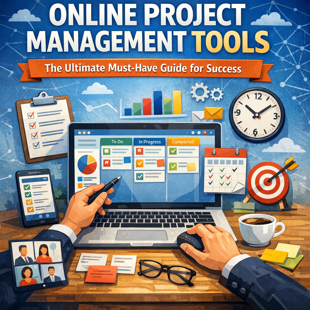 Illustration of Online Project Management Tools: The Ultimate Must-Have Guide for Success