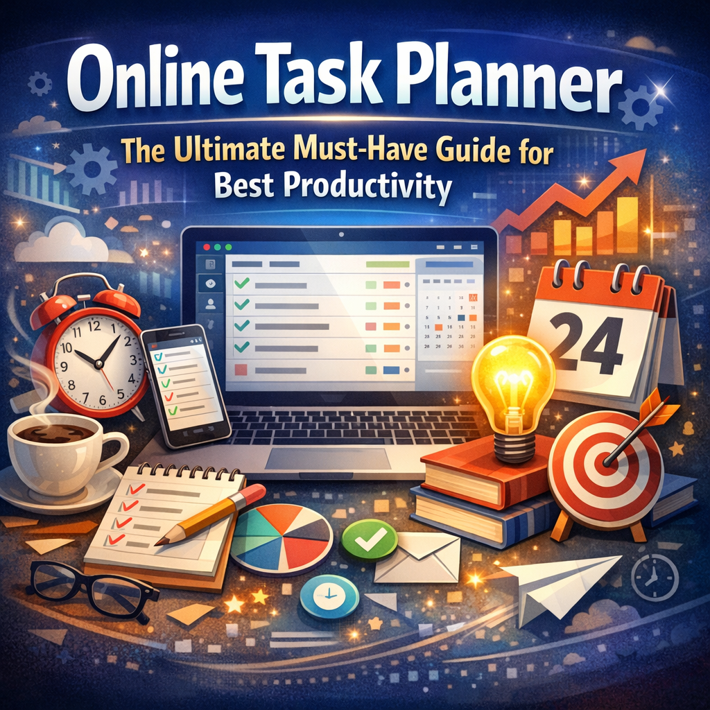 Illustration of Online Task Planner: The Ultimate Must-Have Guide for Best Productivity