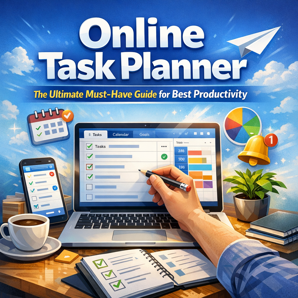 Illustration of Online Task Planner: The Ultimate Must-Have Guide for Best Productivity