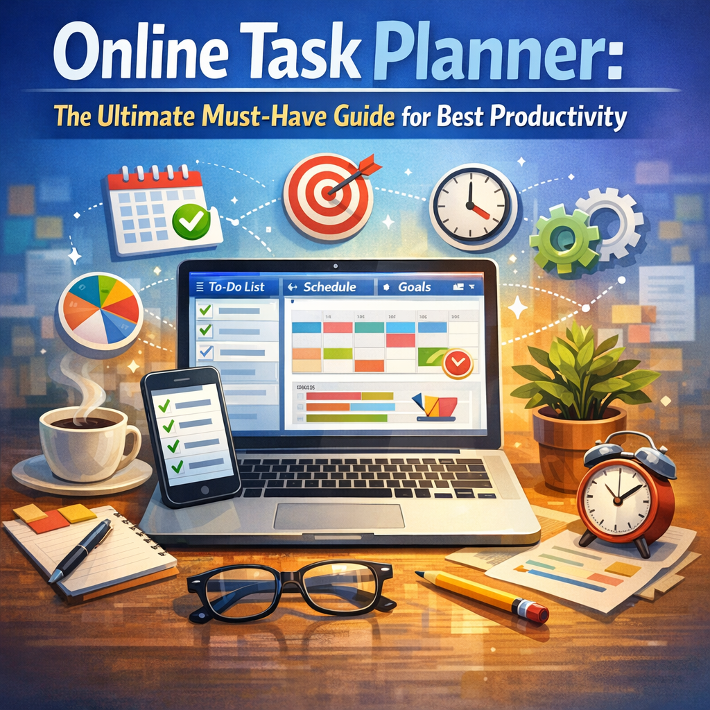 Illustration of Online Task Planner: The Ultimate Must-Have Guide for Best Productivity