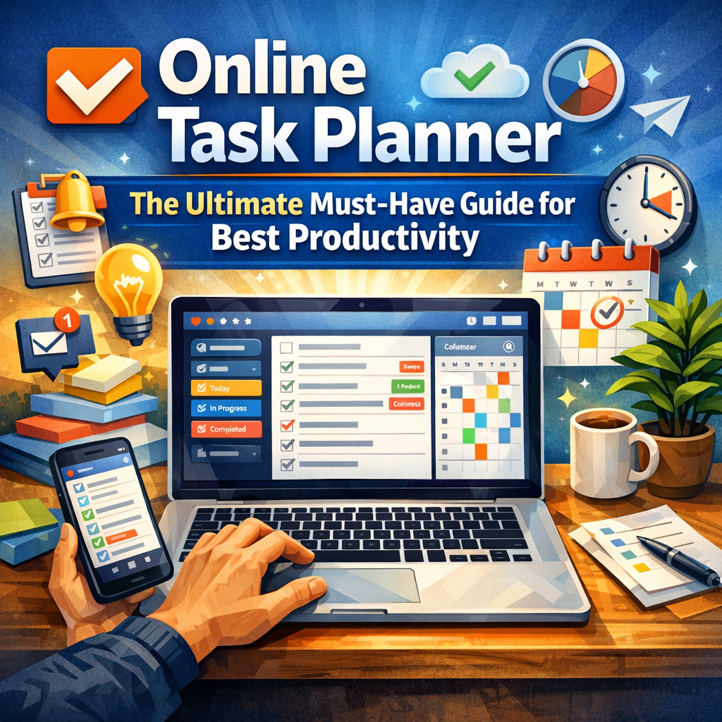 Illustration of Online Task Planner: The Ultimate Must-Have Guide for Best Productivity