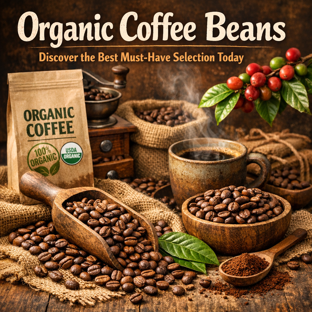 Illustration of Organic Coffee Beans: Discover the Best Must-Have Selection Today