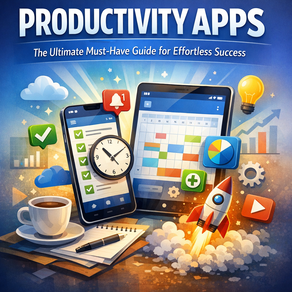 Illustration of Productivity Apps: The Ultimate Must-Have Guide for Effortless Success