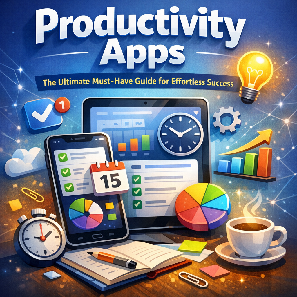 Illustration of Productivity Apps: The Ultimate Must-Have Guide for Effortless Success