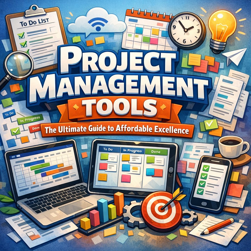 Illustration of Project Management Tools: The Ultimate Guide to Affordable Excellence