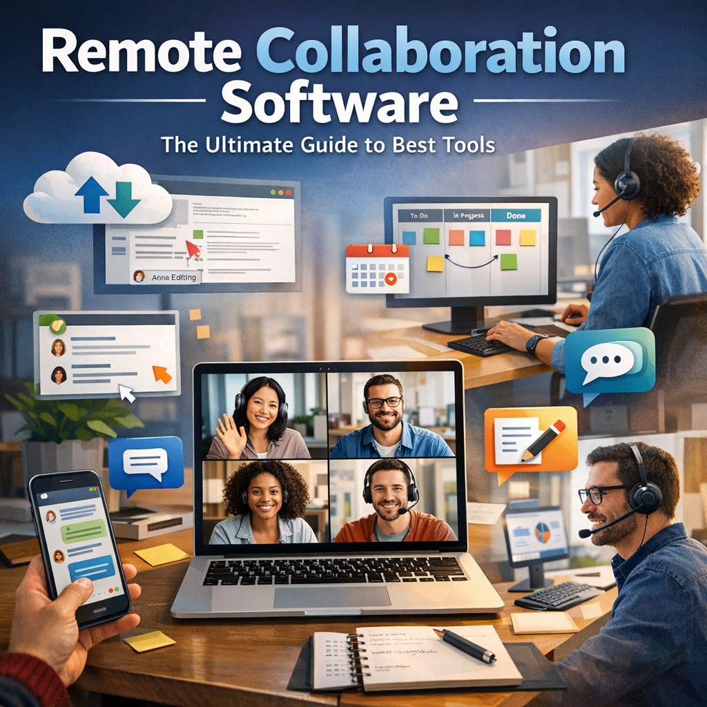 Illustration of Remote Collaboration Software: The Ultimate Guide to Best Tools