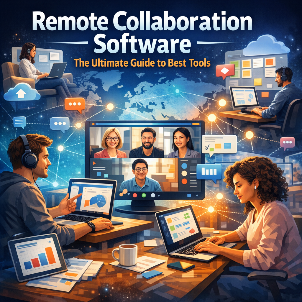 Illustration of Remote Collaboration Software: The Ultimate Guide to Best Tools