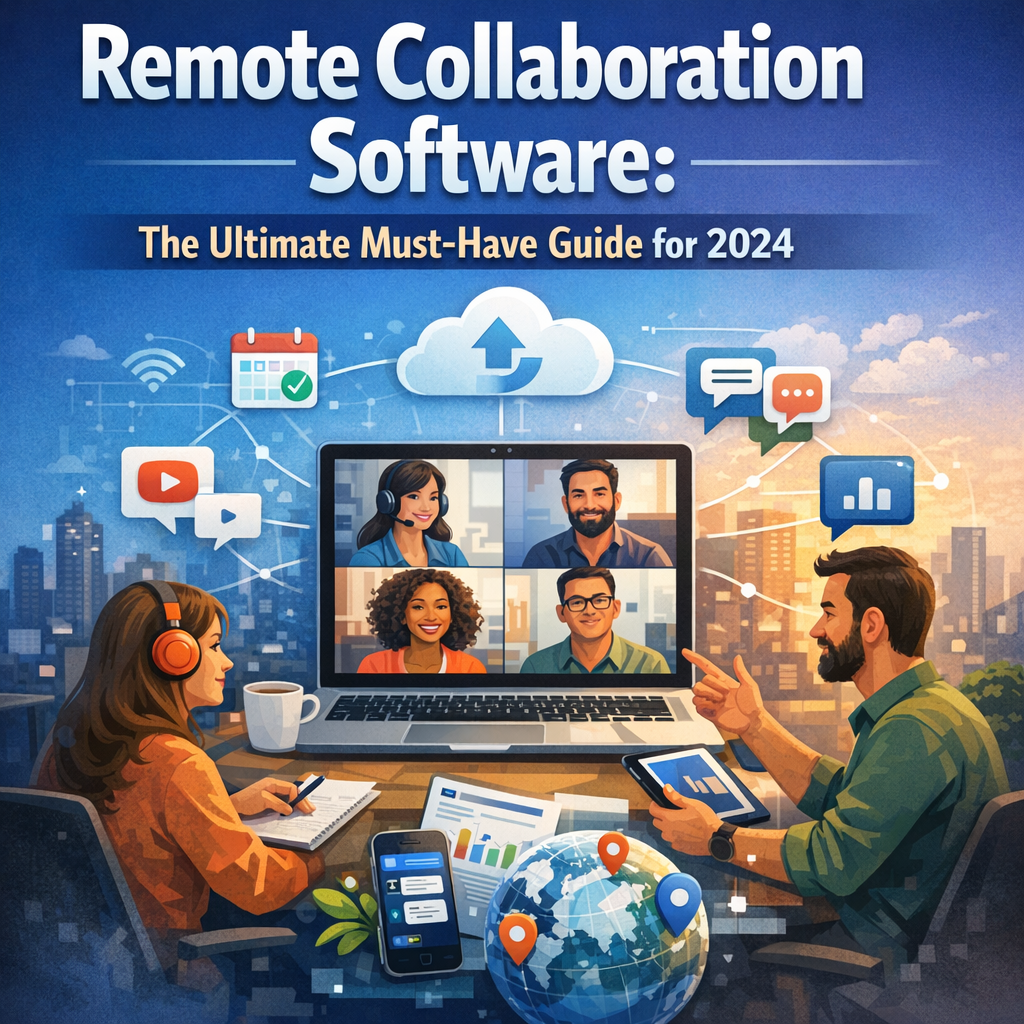 Illustration of Remote Collaboration Software: The Ultimate Must-Have Guide for 2024
