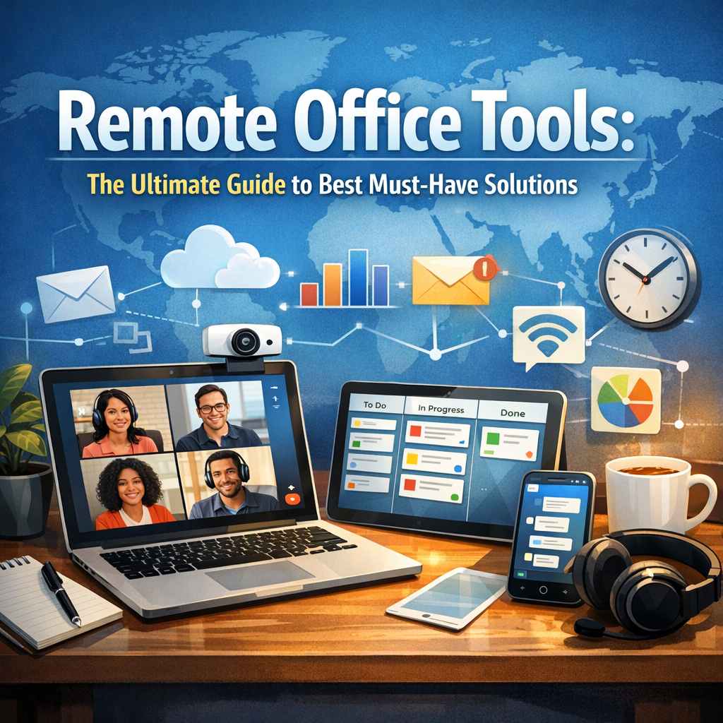 Illustration of Remote Office Tools: The Ultimate Guide to Best Must-Have Solutions