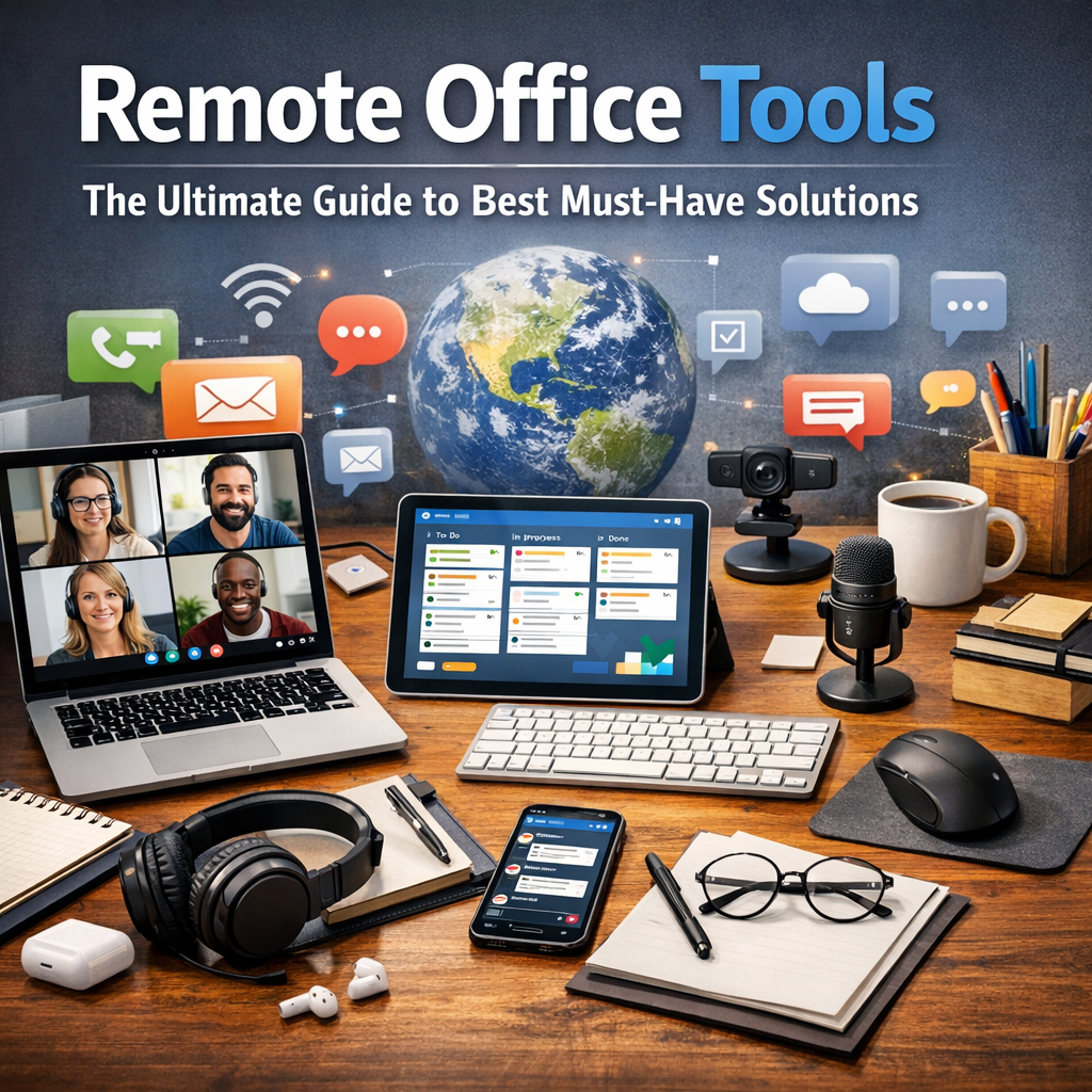 Illustration of Remote Office Tools: The Ultimate Guide to Best Must-Have Solutions
