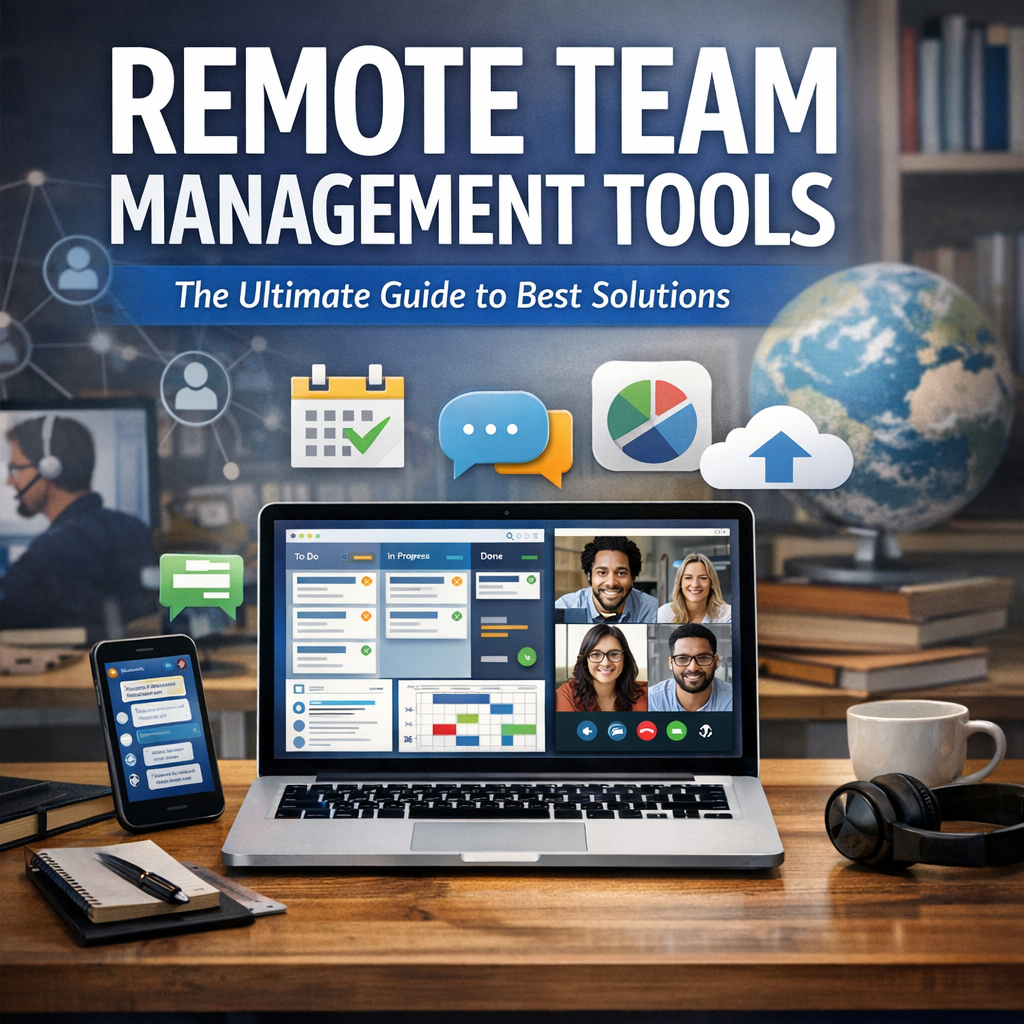 Illustration of Remote Team Management Tools: The Ultimate Guide to Best Solutions