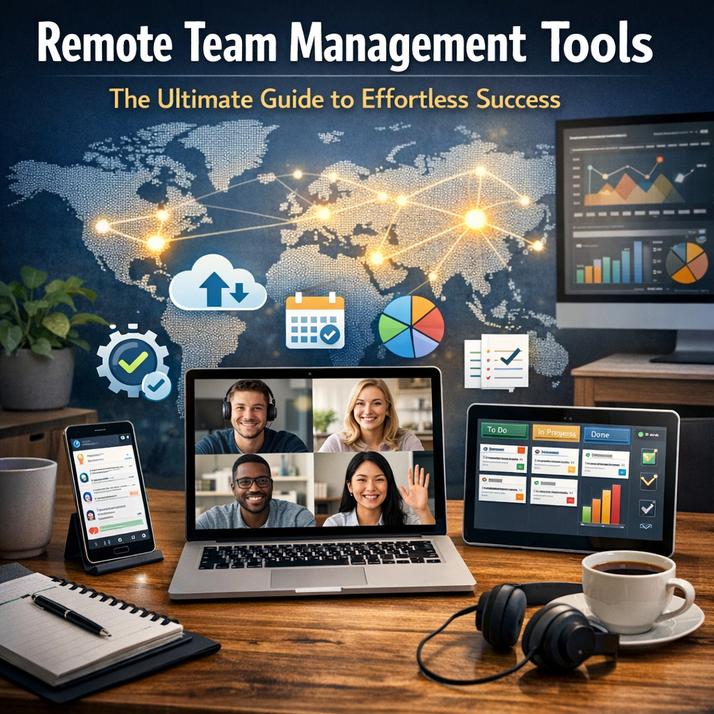 Illustration of Remote Team Management Tools: The Ultimate Guide to Effortless Success