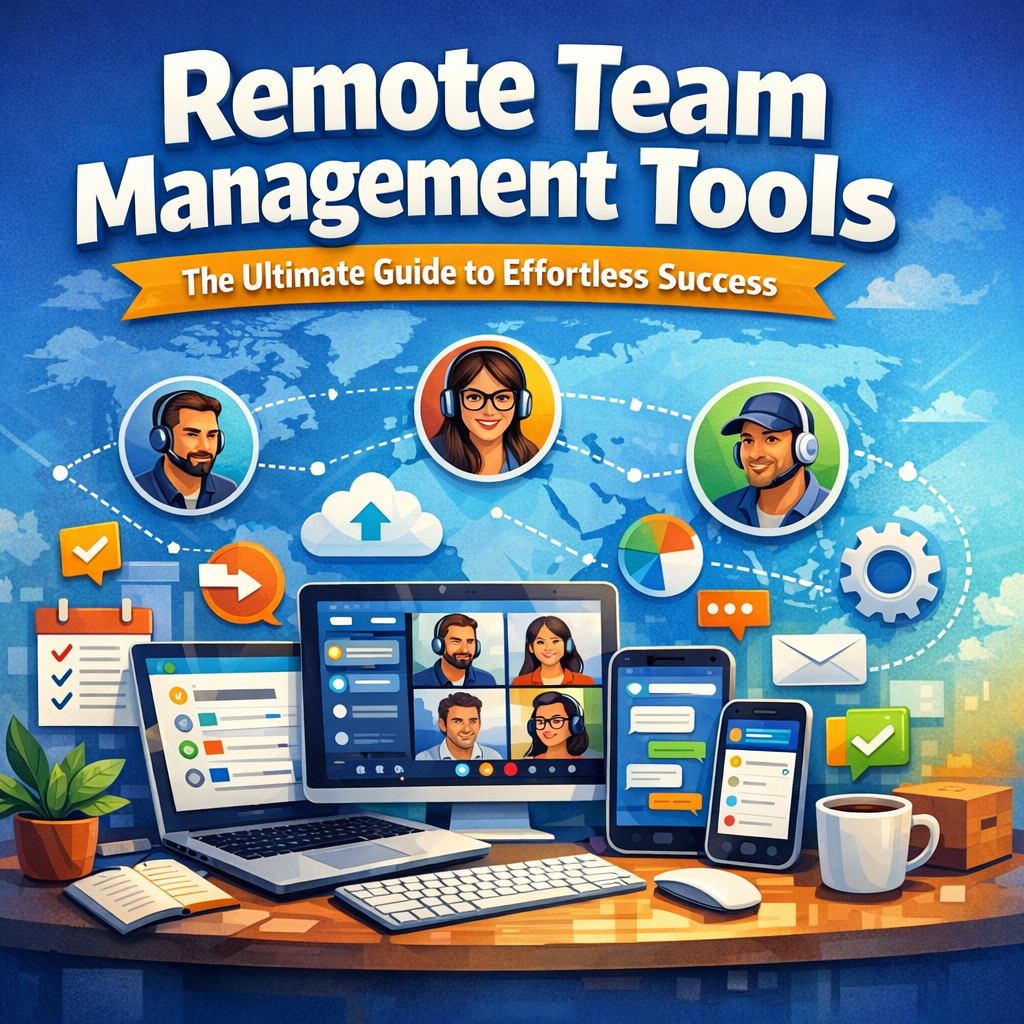 Illustration of Remote Team Management Tools: The Ultimate Guide to Effortless Success