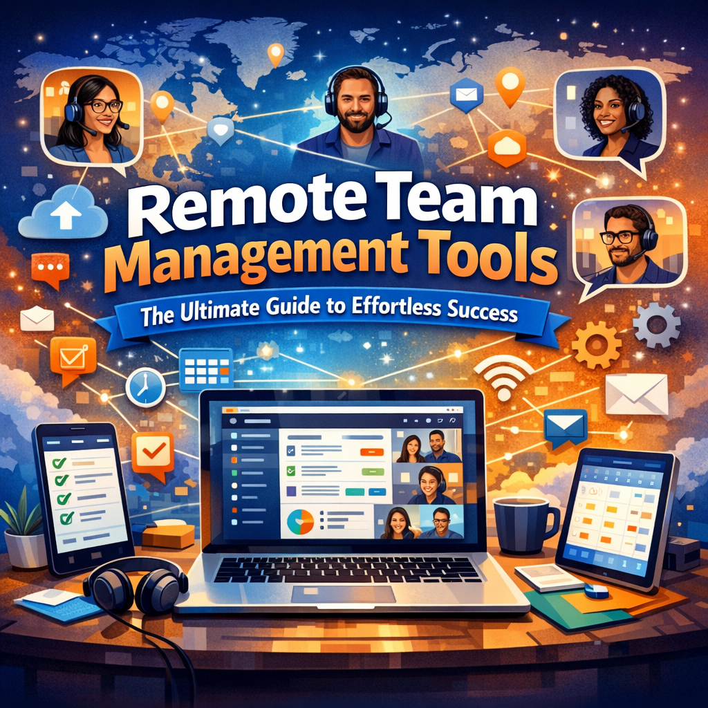 Illustration of Remote Team Management Tools: The Ultimate Guide to Effortless Success