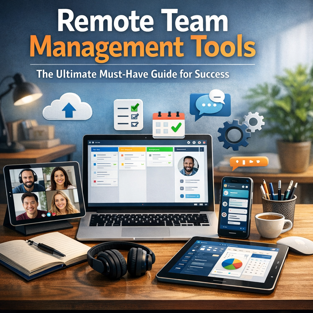 Illustration of Remote Team Management Tools: The Ultimate Must-Have Guide for Success