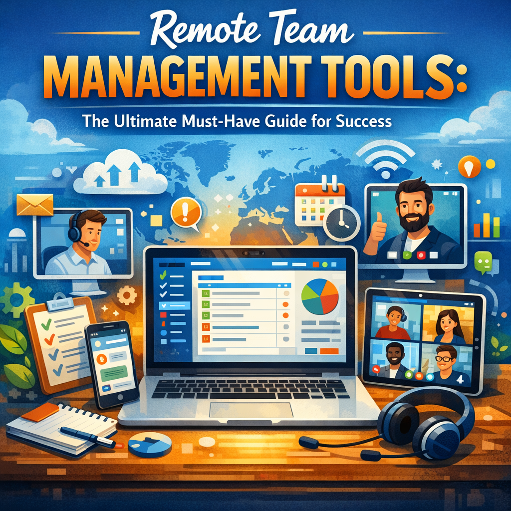 Illustration of Remote Team Management Tools: The Ultimate Must-Have Guide for Success