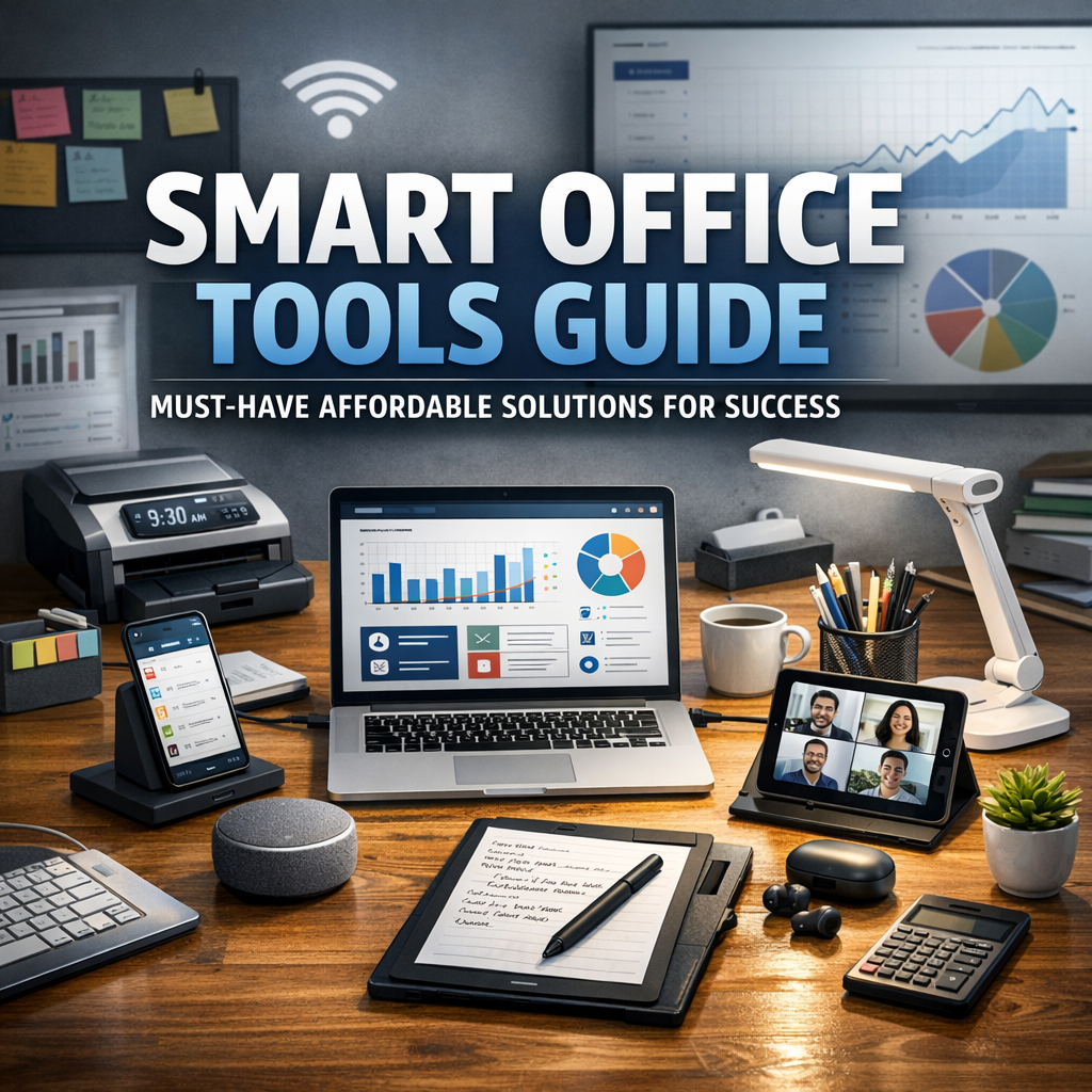 Illustration of Smart Office Tools Guide: Must-Have Affordable Solutions for Success