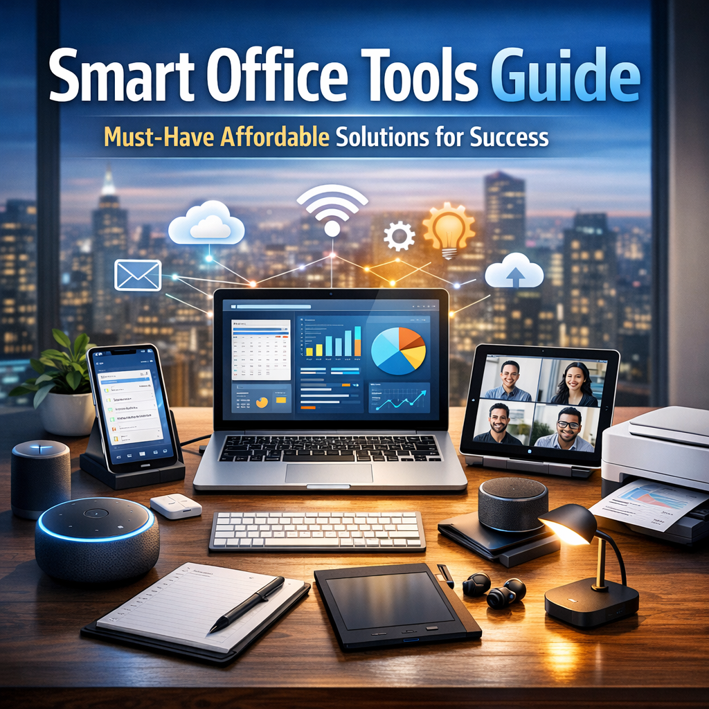 Illustration of Smart Office Tools Guide: Must-Have Affordable Solutions for Success