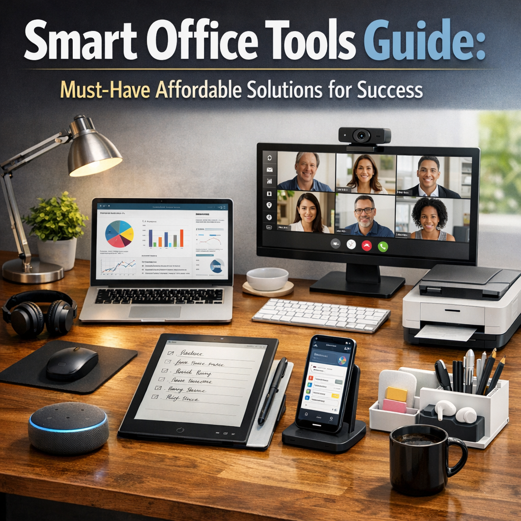 Illustration of Smart Office Tools Guide: Must-Have Affordable Solutions for Success