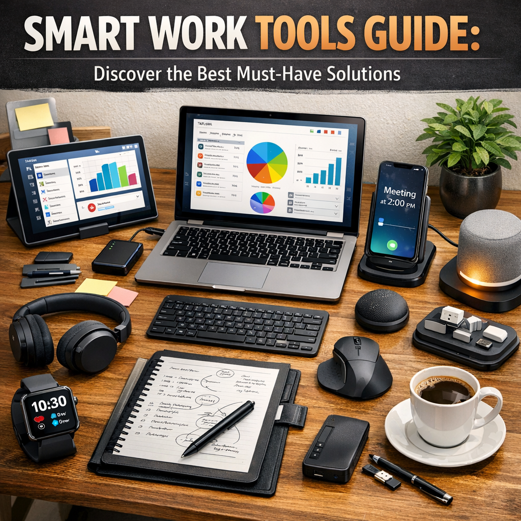 Illustration of Smart Work Tools Guide: Discover the Best Must-Have Solutions