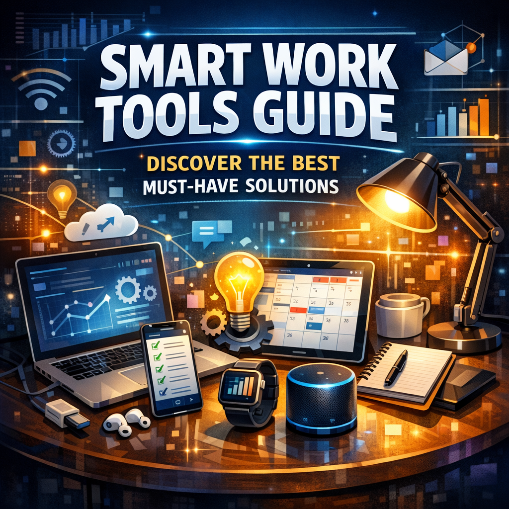 Illustration of Smart Work Tools Guide: Discover the Best Must-Have Solutions