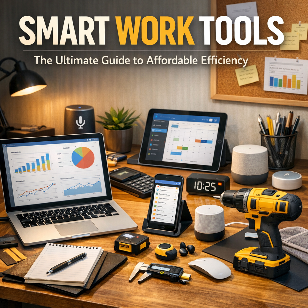 Illustration of Smart Work Tools: The Ultimate Guide to Affordable Efficiency