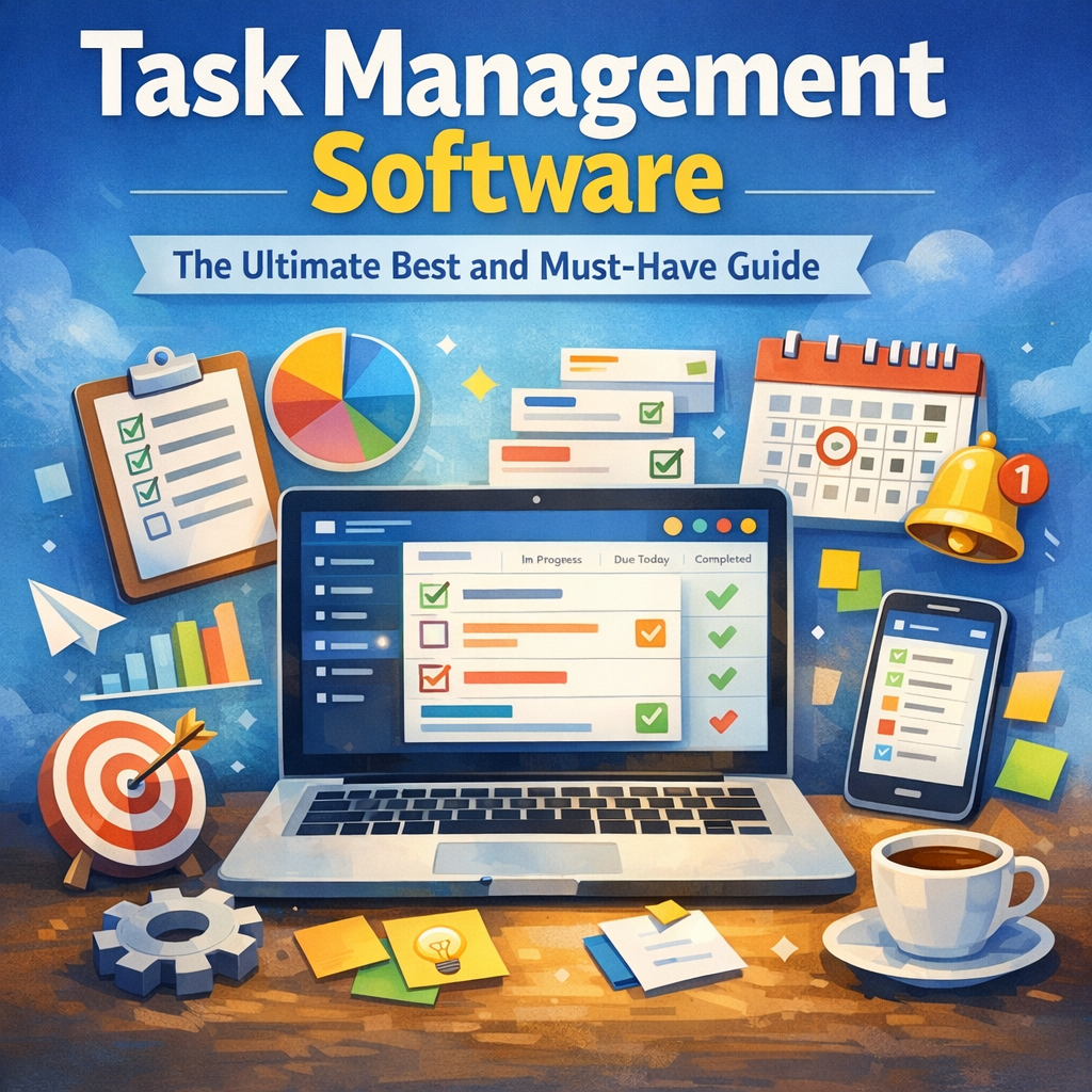 Illustration of Task Management Software: The Ultimate Best and Must-Have Guide