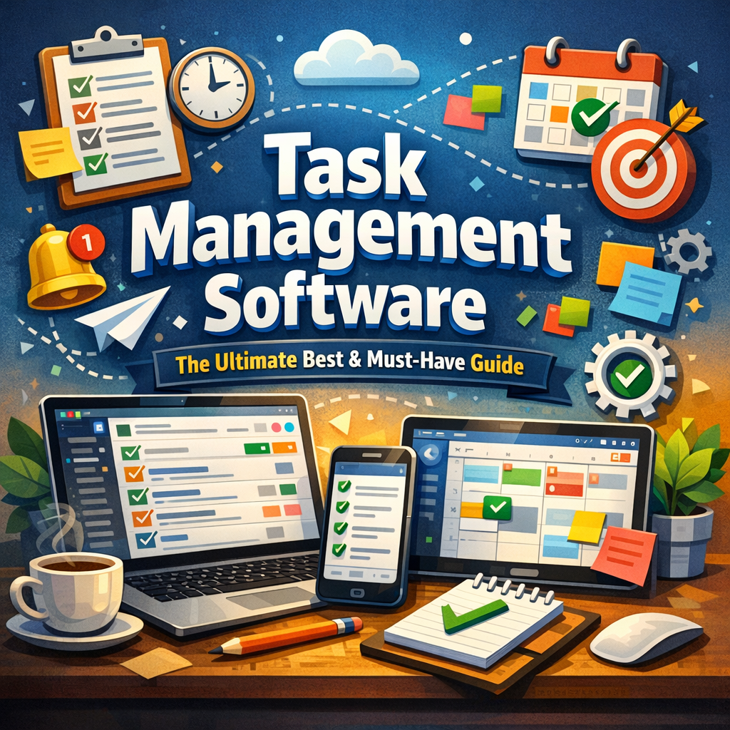 Illustration of Task Management Software: The Ultimate Best and Must-Have Guide