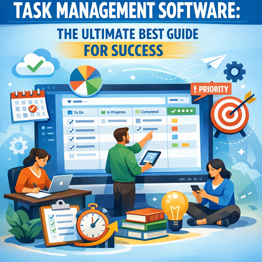 Illustration of Task Management Software: The Ultimate Best Guide for Success
