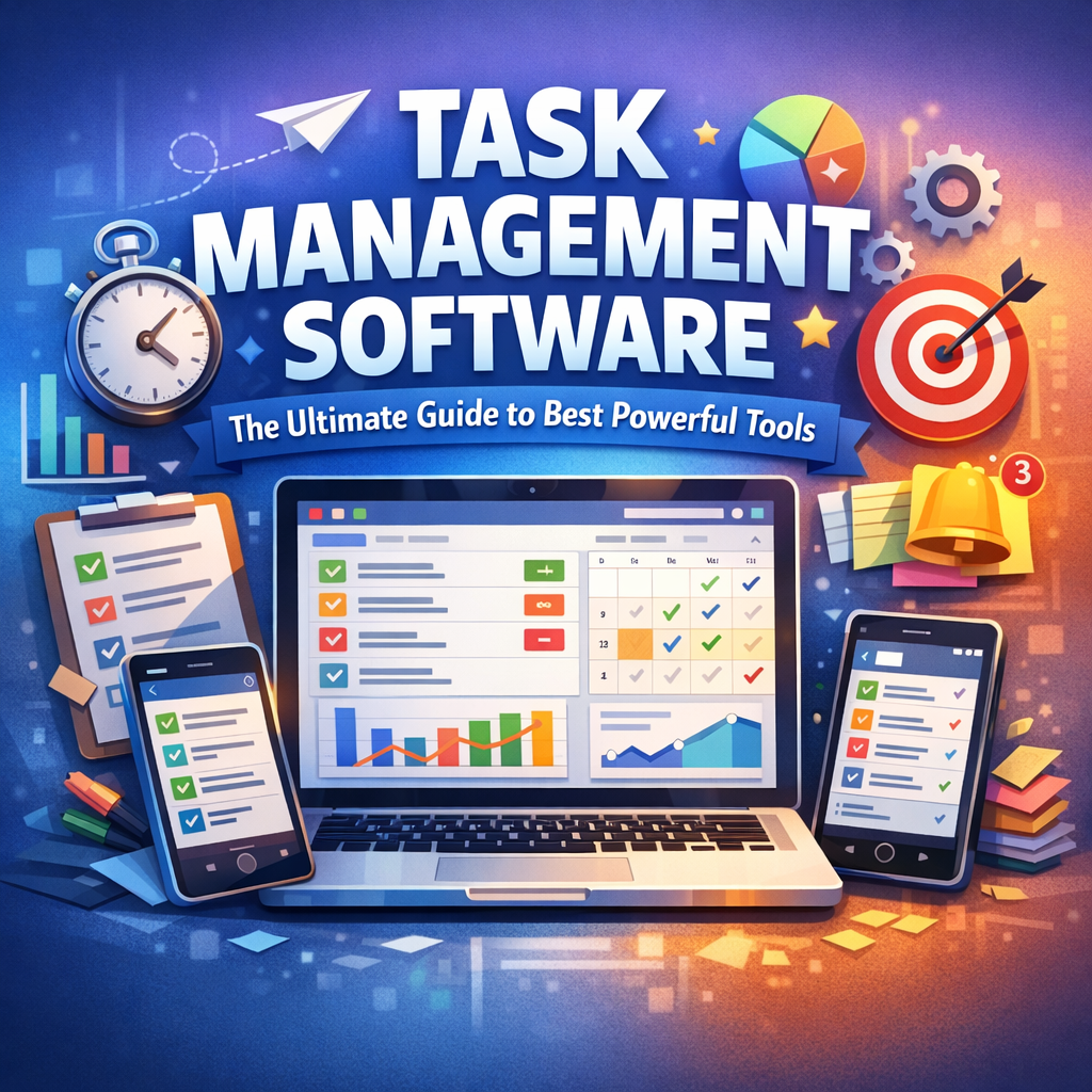 Illustration of Task Management Software: The Ultimate Guide to Best Powerful Tools