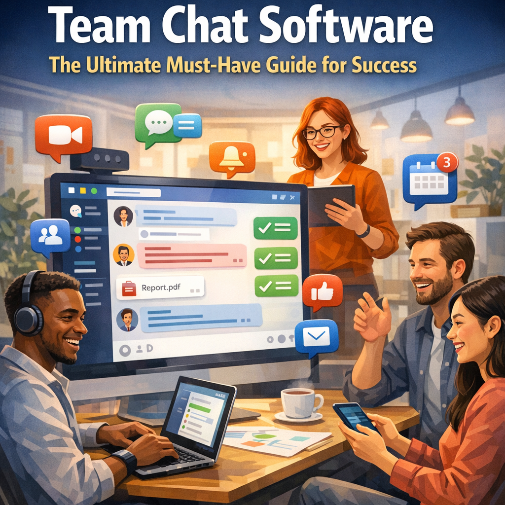 Illustration of Team Chat Software: The Ultimate Must-Have Guide for Success