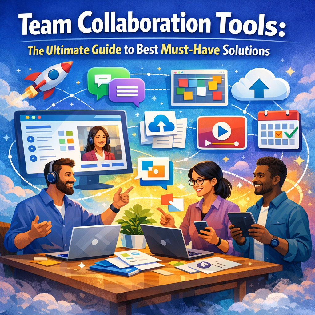 Illustration of Team Collaboration Tools: The Ultimate Guide to Best Must-Have Solutions