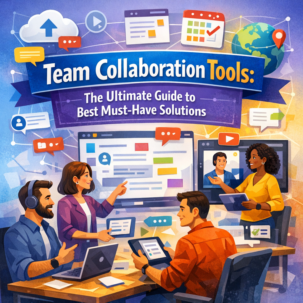 Illustration of Team Collaboration Tools: The Ultimate Guide to Best Must-Have Solutions