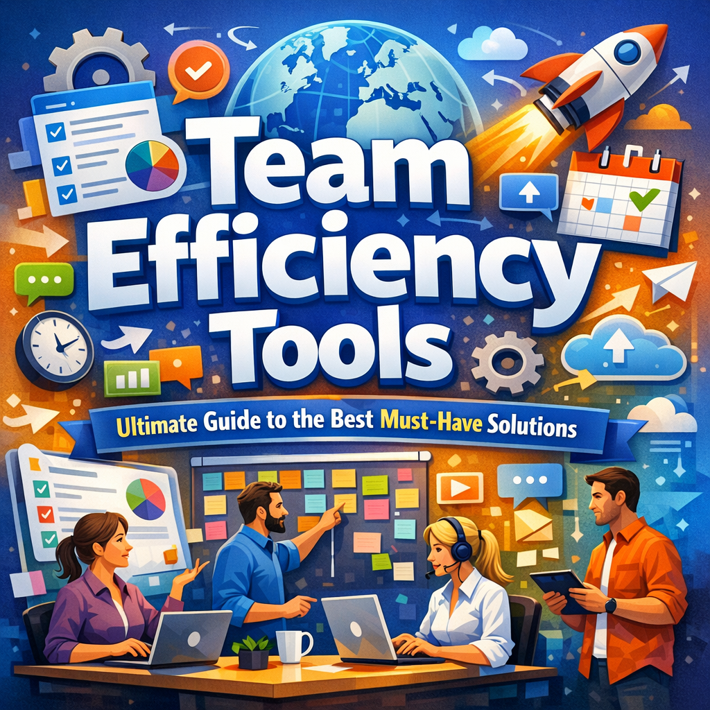 Illustration of Team Efficiency Tools: Ultimate Guide to the Best Must-Have Solutions