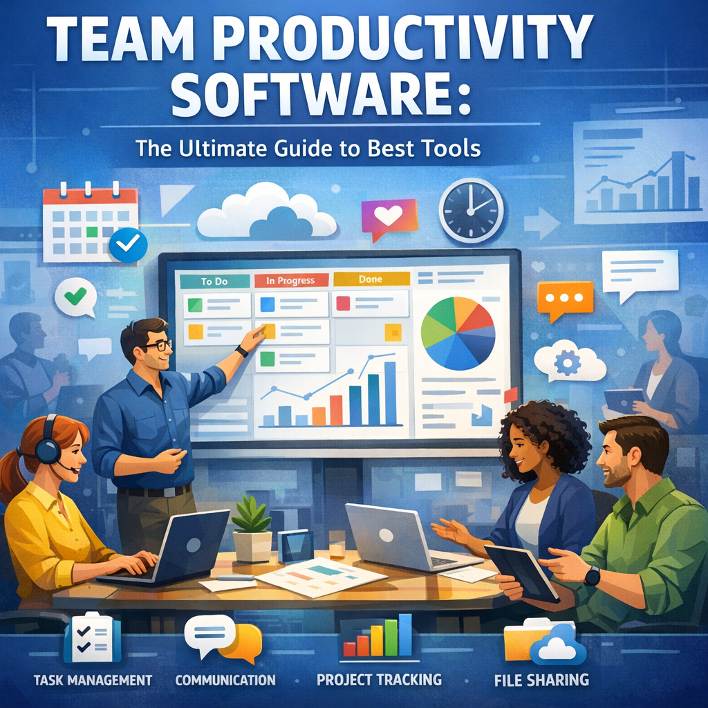 Illustration of Team Productivity Software: The Ultimate Guide to Best Tools