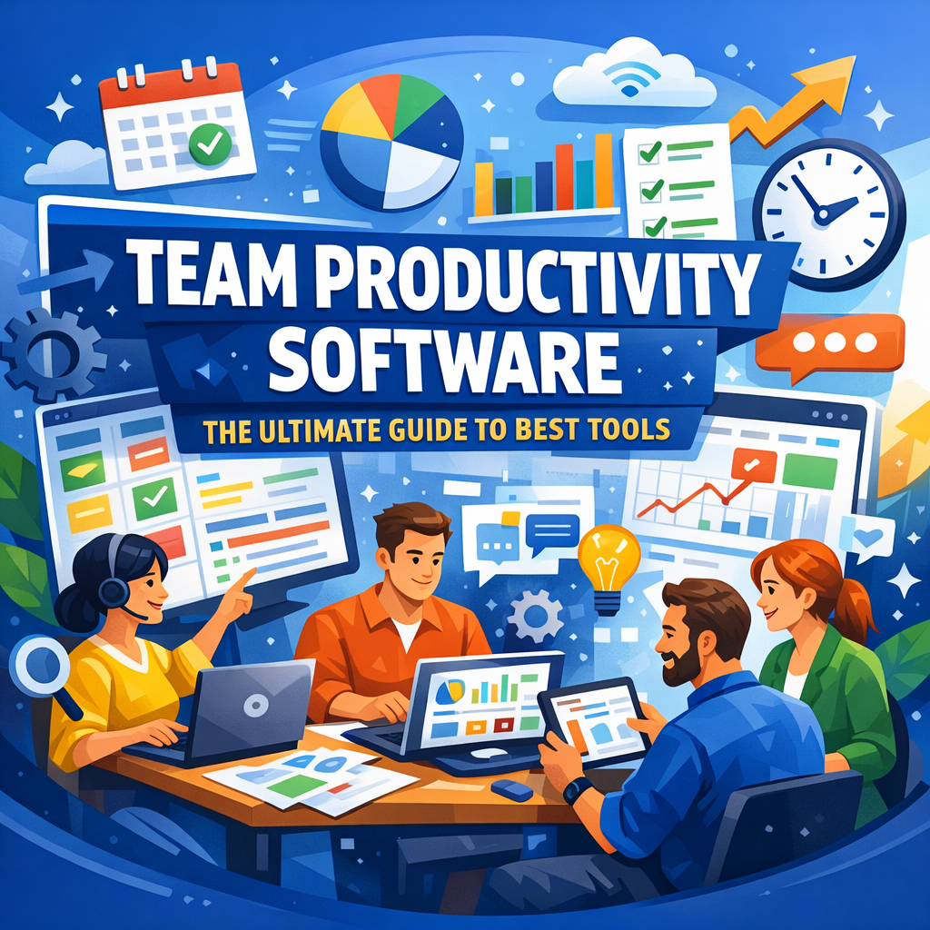 Illustration of Team Productivity Software: The Ultimate Guide to Best Tools