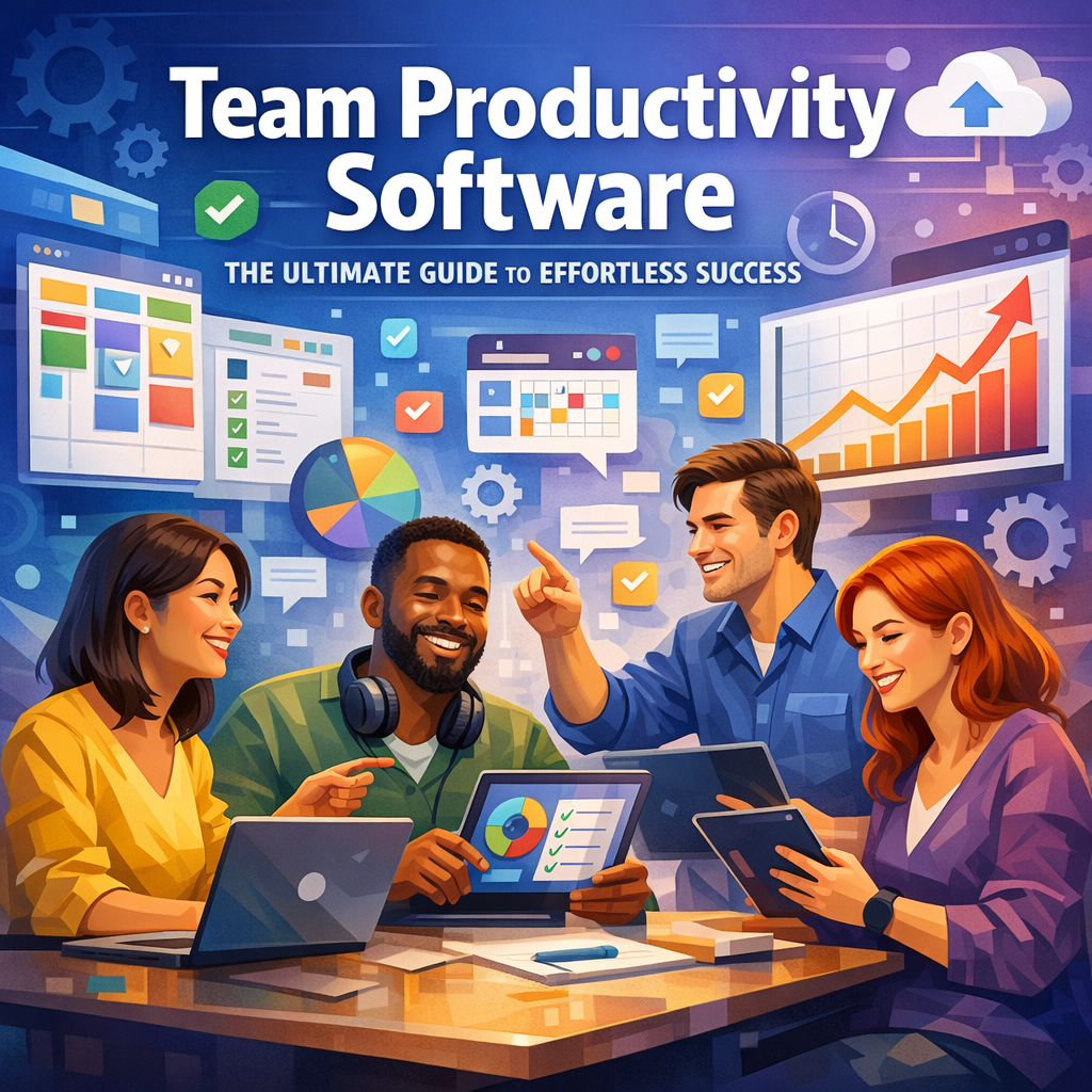 Illustration of Team Productivity Software: The Ultimate Guide to Effortless Success