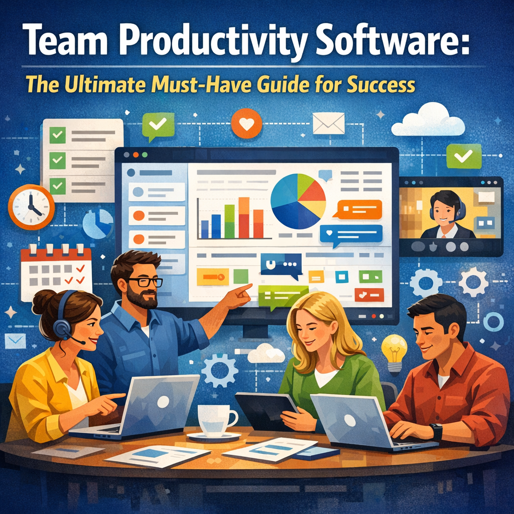 Illustration of Team Productivity Software: The Ultimate Must-Have Guide for Success