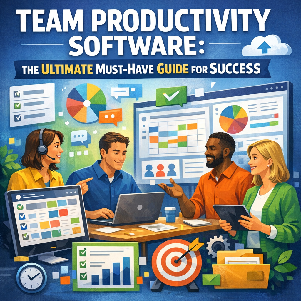 Illustration of Team Productivity Software: The Ultimate Must-Have Guide for Success