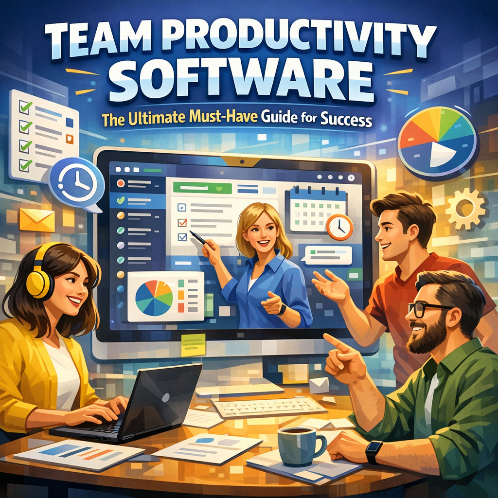 Illustration of Team Productivity Software: The Ultimate Must-Have Guide for Success