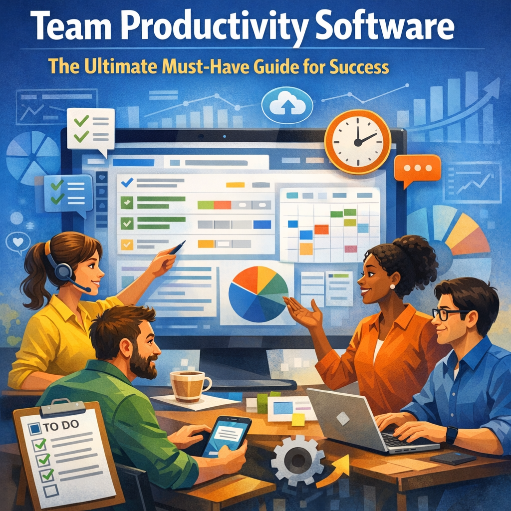 Illustration of Team Productivity Software: The Ultimate Must-Have Guide for Success