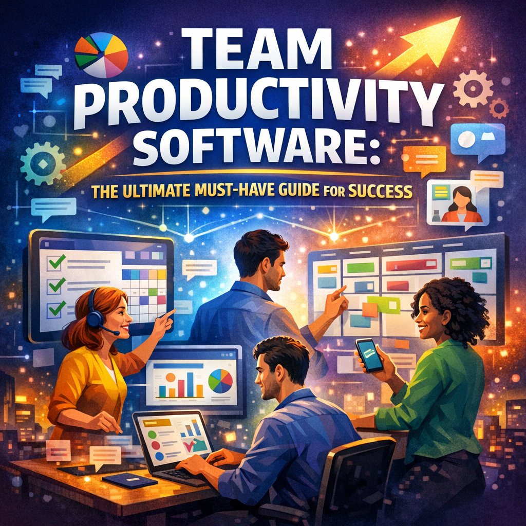 Illustration of Team Productivity Software: The Ultimate Must-Have Guide for Success