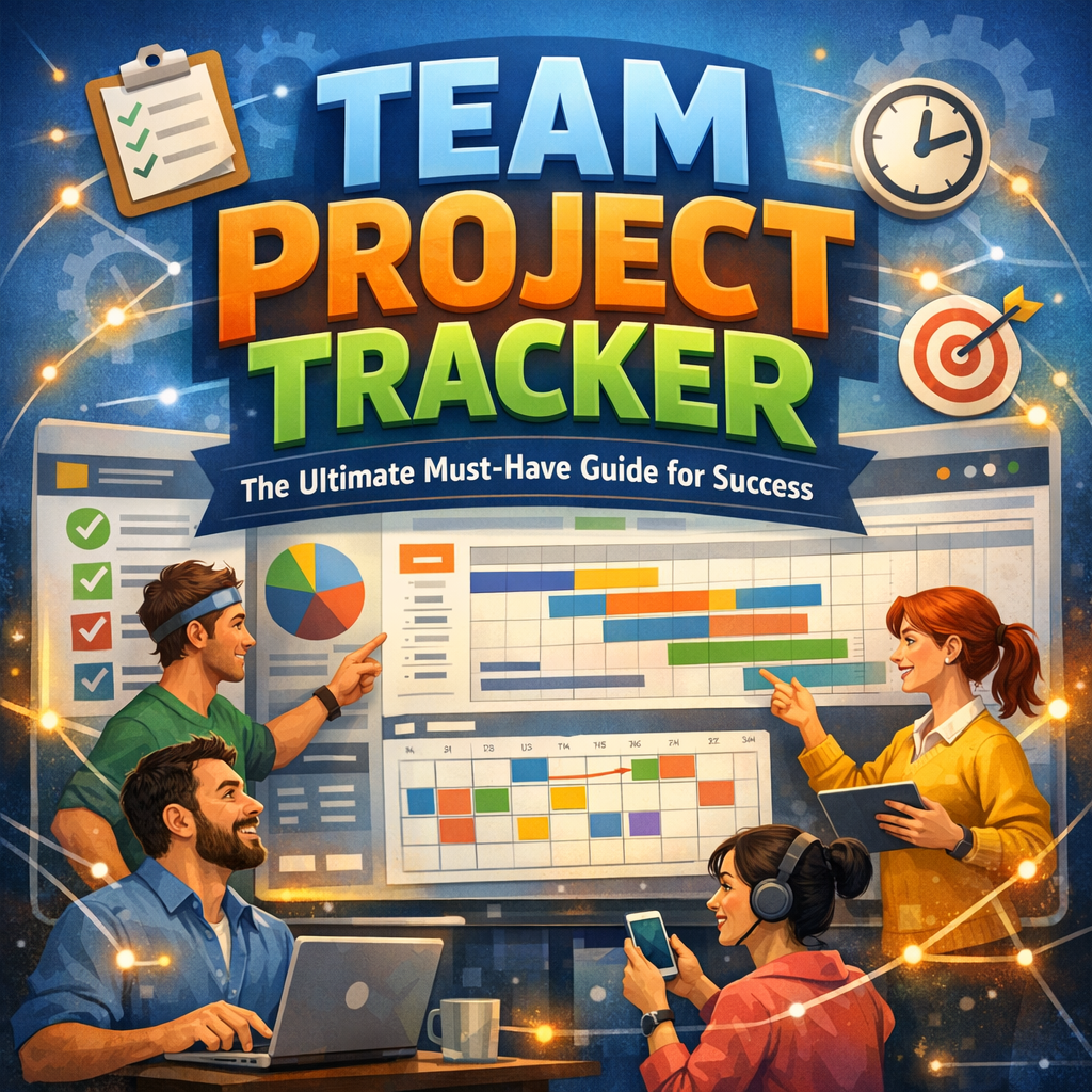 Illustration of Team Project Tracker: The Ultimate Must-Have Guide for Success