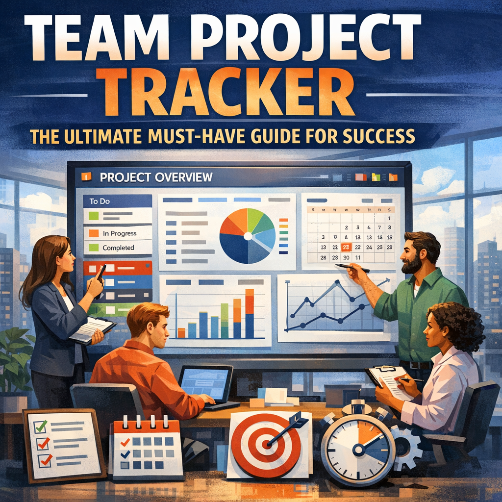 Illustration of Team Project Tracker: The Ultimate Must-Have Guide for Success